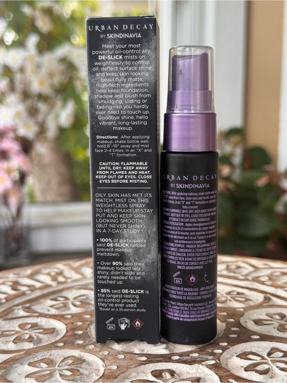 Urban Decay De-Slick Oil Control Makeup Setting Spray 1 oz 30 mL New in Box